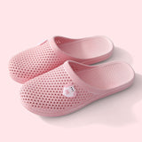 Female Home Slippers Close Toe Cut-out Summer Shoes Woman Fashion Slides Anti-slip Outside Ladies Beach Bathroom Slippers SH339