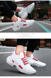 Hnzxzm Men Casual Shoes Summer Rubber Bottom Vulcanized Tennis Sneakers Mesh White Large Size Basketball Running Shoes Zapatillas