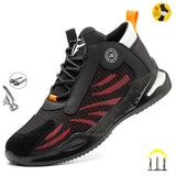 Breathable Male Steel Toe Work Shoes Puncture-Proof Safety Shoes Man Work Sneakers Indestructible Safety Boots Male Dropshipping
