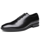 Men's Business Dress Casual Shoes For Men Soft Genuine Leather Fashion Mens Comfortable Oxford Shoes