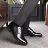 Men's Quality Genuine Leather Shoes British Business Extra Size 38-47 Soft Leather Man Wedding Shoes Dress Shoes Zapatos Hombre