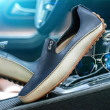 Fashion Leather Shoes For Men New Slip On Loafers Plus Size 47 Casual Driving Shoes Wide 2021 Business Shoes Sneaker Male