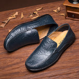 Mens Shoes Casual Luxury Brand spring Men Loafers Genuine Leather Moccasins Light Breathable Slip on Boat Shoes Zapatos Hombre