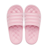 Hnzxzm Cute Candy Color Household Slippers 3.5 cm Platform Thick Bottom Soft Non-Slip Slides  Massage Soles Men  Women Bathing Shoes