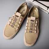 New Arrive Genuine Leather Men Casual Shoes Loafers Fashion Flats Shoes Comfortable Breathable Soft Sport Sneaker Plus Size 46