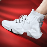 Hnzxzm Fashion Outdoor Men Sneakers High Quality Brand Casual Breathable Shoes Mesh Soft Jogging Tennis Mens Shoes Zapatos De Hombre