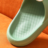Hnzxzm Ladies Indoor Bathroom Slippers Summer Swimming Pool Gym EVA Soft Shoes Leisure Men Anti-slip Thick Platform Sandals