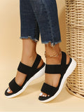 Summer Women Sandals New Mesh Sports Casual Wedges Shoes 2022 Ladies Slippers Thick Soft Walking Slingback Platform Women Shoes