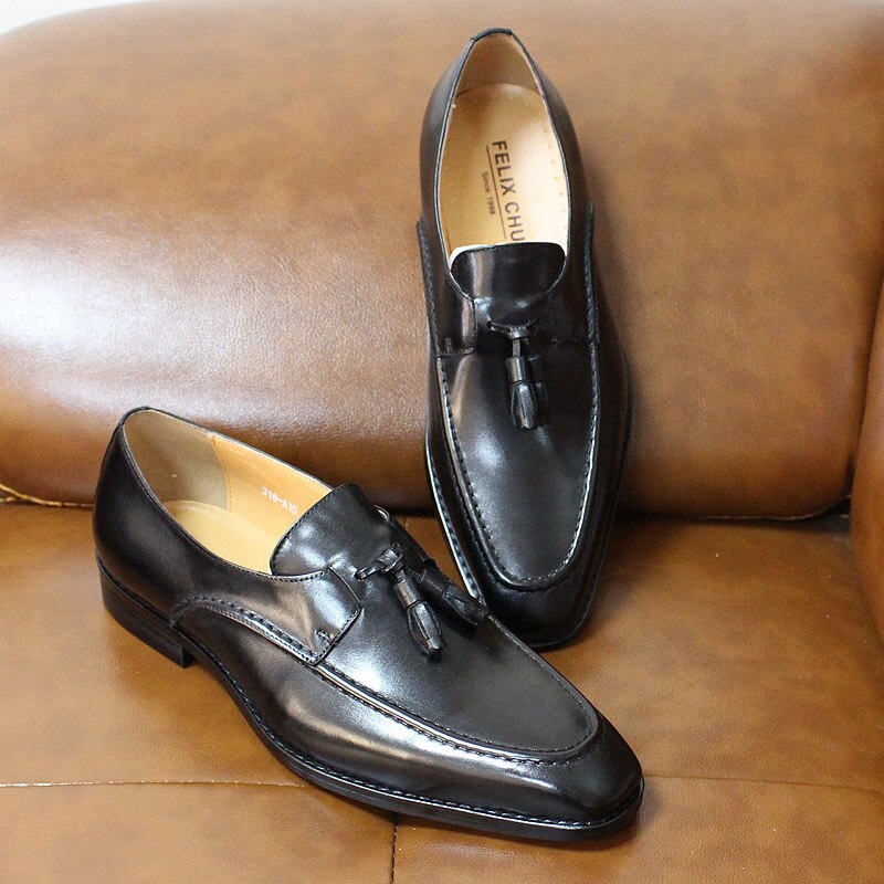 Hnzxzm Big Size 6-13 Fashion Mens Tassel Loafers Shoes Men Vintage