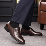 Men's Dress Shoe Genuine Leather Men Wedding Oxford Shoes Office Suit Men's Casual Shoes Zapatillas Hombre