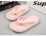 Hnzxzm Unisex Rubber Slippers Men's and Women's 2022 Summer Beach Shoes Light Platform Non-slip Indoor Home Female Flip Flops