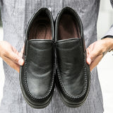 New Arrival Genuine Leather Shoes Men Loafers Soft Comfortable Mens Business Shoes Flat Casual Footwear Male Brand Shoes A2707