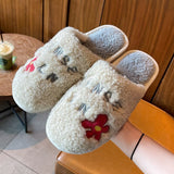 2022 New arrive Women Winter Warm Plush Home Slippers men Lightweight soft comfortable winter slippers Furry Plush Shoes indoor