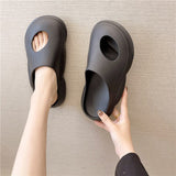 Summer Women Clogs Quick Dry Garden Shoes  Breathable Hole Holiday Beach Sandals  2022 Slip on Cute Design Couple Sandals