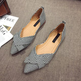 Fashion Flats for Women Shoes Spring Summer Boat Shoes Pointed toe Casual Slip-on Shoes Elegant Ladies Footwear A1394