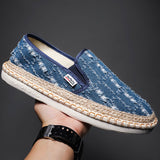 Espadrilles Men Shoes Casual Breathable SlipOn Sneakers Male Canvas Shoes Summer Classic Men Driving Shoes Loafers for Men Cheap