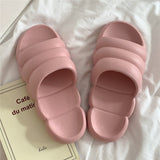 Hnzxzm 2022 Summer Women's Sandals Cloud Shoes for Women EVA Thicken Platform Slippers Non-slip Home Slides Beach Garden Woman Shoes