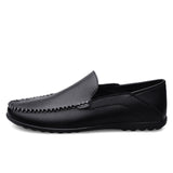 Spring/Autumn Men Casual Shoes Pu Leather Luxury Brand Fashion Breathable Slip on Soft Moccasins Designer Driving Shoes 38-47