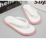 Hnzxzm Unisex Rubber Slippers Men's and Women's 2022 Summer Beach Shoes Light Platform Non-slip Indoor Home Female Flip Flops