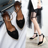 Hnzxzm Summer Shoes Women High Heels Sandals Retro Ethnic Brand Women Wedges Sandals Elegant Ladies Wedge Heels 10cm A3541