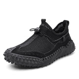 Hnzxzm Brand Summer Mesh Men's Shoes New Breathable Flat Casual Shoes Outdoor Walking Men's Sneakers Hiking Shoes Zapatillas Hombre