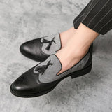 Men Casual Shoes Genuine Leather  tassel pattern Luxury Brand Fashion Breathable Driving Shoes Slip On Comfy Moccasins size38-46