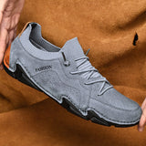 Hnzxzm New Fashion Shoes Men Footwear Flat Comfortable Mens Casual Shoes Soft Brand Male Footwear Black Beige Plus Size 45 A3308