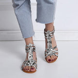 Hnzxzm Fashion New Women Summer Women Shoes Bohemia Gladiator Beach Flat Casual Leisure Female Ladies Sandals 5 Color