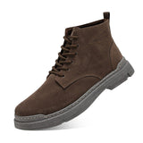 New Boots Men's High-top Workwear British Style Retro Mid-top Military Boots Men's Chesier Boots Sports Comfort Shoes