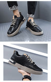 Hnzxzm New Arrival Fashion Street Style Mens Casual Shoes Flat Brand Male Footwear Spring Autumn Black White Shoes A4461