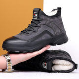 Men Snow Boots New Warm Comfortable Winter High Quality Ankle Boots Fashion Plush Warm Outdoor Men Boots Male Winter Shoes