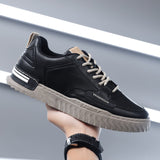 Hnzxzm New Arrival Fashion Street Style Mens Casual Shoes Flat Brand Male Footwear Spring Autumn Black White Shoes A4461