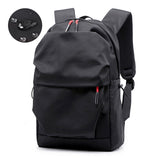 Hnzxzm Multifunction Waterproof Backpack Men Luxury Student School Bags Notebook Backpacks Casual Pleated 15.6 Inch Laptop Bag For Men