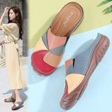 Summer Shoes Women Slippers Summer Holiday Beach Shoes Flat Non-slip Soft Comfortable Woman Shoes Plus Size 42 A3273
