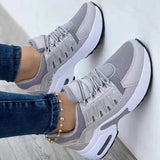 Hnzxzm Fashion New Women Sneakers Shoes Lace-up Comfortable Casual Shoes Breathable Women Vulcanize Sneaker Shoes