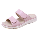 Summer Shoes Women Sandals Soft Flat Women Beach Sandals Summer Ladies Shoes Pink Black A2123