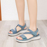 Summer Shoes Women Sandals Thick Sole Sweet Ladies Beach Sandals Summer Holiday Footwear Plus Size 42 A3485