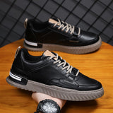 Hnzxzm New Arrival Fashion Street Style Mens Casual Shoes Flat Brand Male Footwear Spring Autumn Black White Shoes A4461