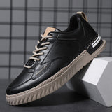 Hnzxzm New Arrival Fashion Street Style Mens Casual Shoes Flat Brand Male Footwear Spring Autumn Black White Shoes A4461