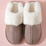 2022 New arrive Women Winter Warm Plush Home Slippers men Lightweight soft comfortable winter slippers Furry Plush Shoes indoor