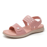 Hnzxzm Summer Sandals Women Beach Holiday Shoes Thick Sole Women Sandals Pink Black Soft Ladies Summer Shoes Plus Size 42 A3283