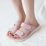 Summer Shoes Women Sandals Soft Flat Women Beach Sandals Summer Ladies Shoes Pink Black A2123