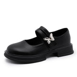 Women Mary Jane Shoes New Genuine Leather Summer British Style Girls Lolita Shoes Bow Platform Glossy Shoes Woman