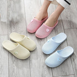 Cute Summer Hole Sandals Flats Bottom Home Slide Girl Slippers Soft Non-Slip Indoor Outdoor Leisure Bathroom Beach Mesh Shoes