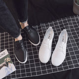 2022 Spring Autumn Fashion Shoes Men Footwear Black White Shoes Brand Mens Casual Shoes Soft Comfortable A3526