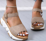 Hnzxzm Wedges Women Sandals Summer Fad Platform Shoes Designer Brand Slingback Slippers Beach Dress Walking Slides Women Shoes
