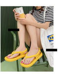 2022 Women's Slippers Summer Women Slippers Flip Flops Outdoor Beach Sandals EVA Casual Flat Comfy Shoes Flat Slippers wholesale