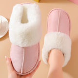 2022 New arrive Women Winter Warm Plush Home Slippers men Lightweight soft comfortable winter slippers Furry Plush Shoes indoor