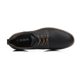 BHKH New Shoes For Men 2022 Spring/Summer Pu Leather Breathable Casual Shoes Lace up Office Style Business Men's Sneaker Zapatil