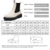 Women's Chelsea Boots Genuine Leather Autumn Winter Trend Thick-soled Women Ankle Boots All-match Marton Boots Ladies